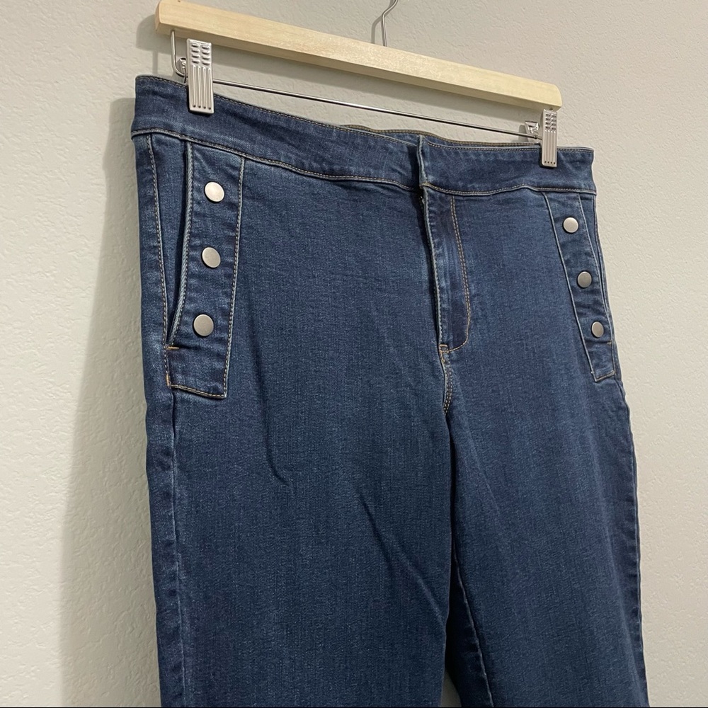 J. Jill Denim York Boot Cut Jeans Blue Stretch Classic Womens 10 - Picture 3 of 11